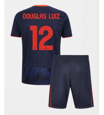 Nottingham Forest Douglas Luiz #12 Tredjetrøje Børn 2025-26 Kortærmet (+ Korte bukser)